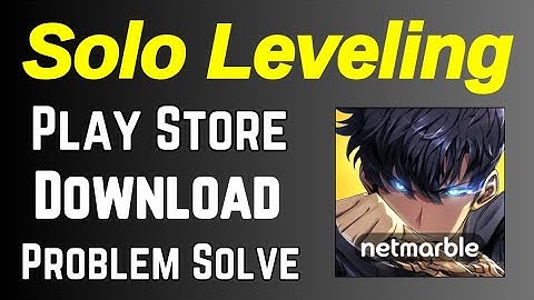 How To Solo Leveling Google  Play Store Download Install Pending Problem Solve on Android