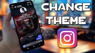 How To Set Photo In Instagram Chat Background | Change Chat Theme On Instagram (2023) screenshot 3