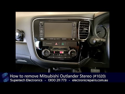 How to remove Mitsubishi Outlander Stereo (#1020)