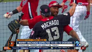 Wednesday could be manny machado's last day as a baltimore oriole
trade rumors are getting serious.