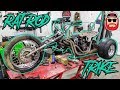 125cc V8 Header Rat Rod Mini Trike Build Ep 3