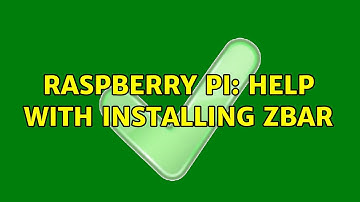 Raspberry Pi: Help with installing zbar