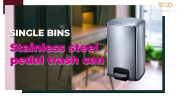 Hotel stainless steel pedal trash can Supplier & manufacturers | Teehoo