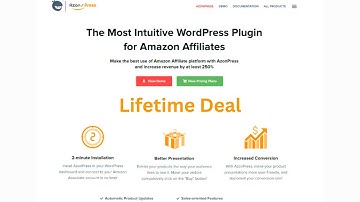 AzonPress Review | AzonPress Lifetime Deal - The Best Amazon Affiliate Plugin For WordPress