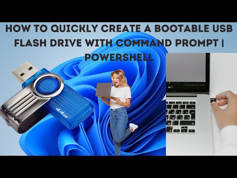 How to Quickly create a bootable USB flash drive with Command Prompt | PowerShell | Bootable USB