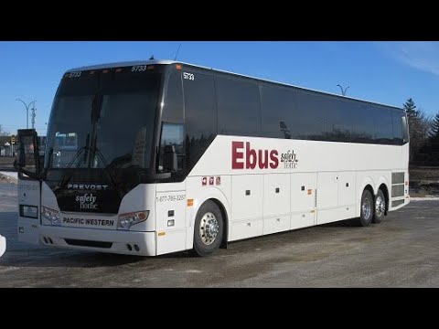 Pacific Western Ebus (Red Arrow Motorcoach) 2018 Prevost H3-45 - 5733 ( Calgary - Edmonton) - YouTube