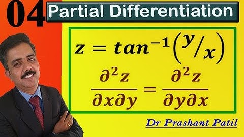 Partial Differentiation || 𝒛=𝒕𝒂𝒏^(−𝟏) (𝒚⁄𝒙) || VTU maths || Dr Prashant Patil