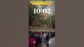 70th BPSC Test conducted by khan sir Bapu Pariksha parisar patna@khangsresearchcentre1685