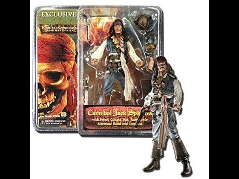 NECA PIRATES of the Caribbean Dead Man Chest Capt Jack Sparrow 18/" Action Figure