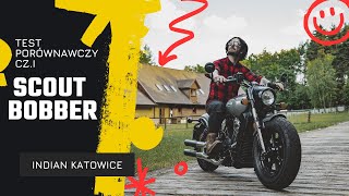 Test recenzja motocykli INDIAN cz. I SCOUTE BOBBER
