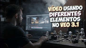 VÍDEOS COM VEO 3.1 USANDO SUA FOTO, UMA IMAGEM E UMA CENA