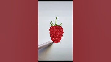 Easy Drawing a Raspberry
