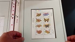 Филателия.Бабочки на почтовых марках.