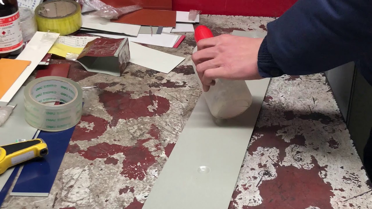 PPGI pre-painted galvanized steel coil MEK test video