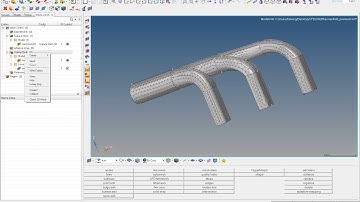 surface and vol mesh exhaust manifold in hypermesh cfd