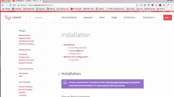 Install laravel 5.4 on macOS Sierra (2K17)