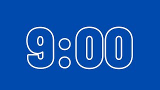 9 Minute Timer l Blue