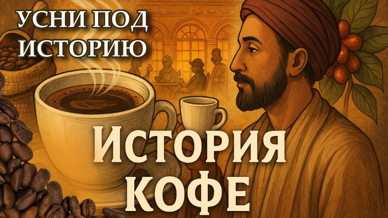 ЛЕКЦИЯ ДЛЯ СНА | ИСТОРИЯ КОФЕ: От случайного открытия до целой империи | История для сна 🌙😴