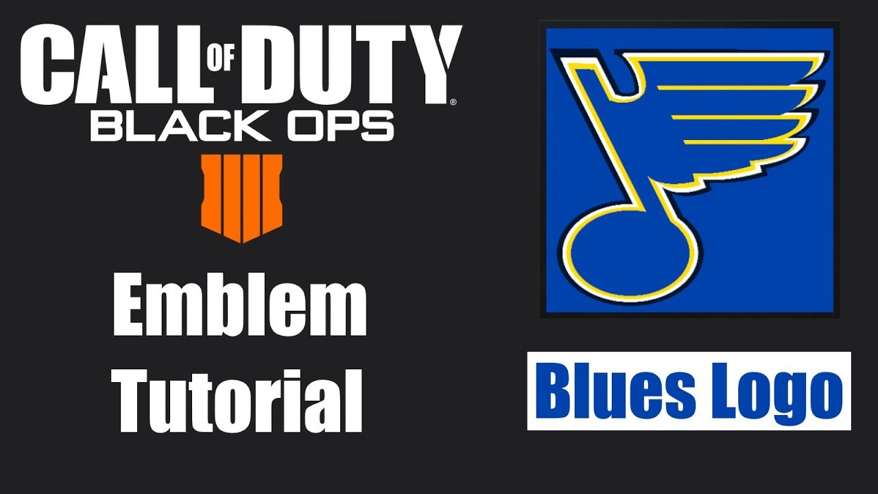 Black Ops 4 Emblem Tutorial: St. Louis Blues Logo