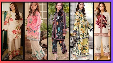 All Over Printed Cord Set Design 2025/Latest Summer Cord Set Ideas/Trendy Cord Set Designs 