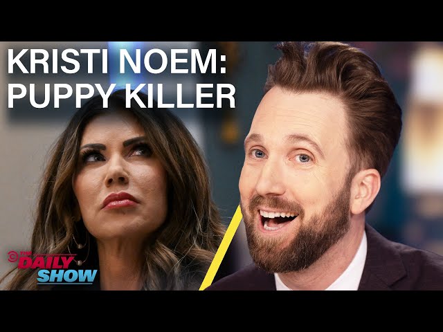 Kristi Noem Defends Killing Dog u0026 Trump Sizes Up VPs | The Daily Show class=