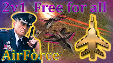 Close to death! 2v1 | Airforce | 1v1v1v1v1v1 | Defcon (6) | C&C Zero hour