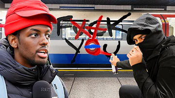 How Graffiti Artists illegally Paint London Trains