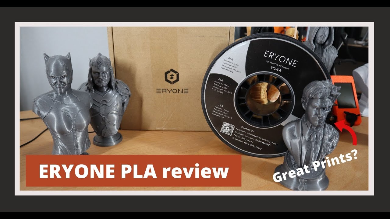 Eryone PLA filament Review - Great filament or not? 