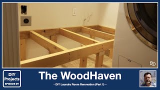 How to Build a Laundry Room Platform - Part 1 - DIY Projects Episode 09 How to Build a Laundry Room Platform - Part 1 - DIY Projects Episode 09