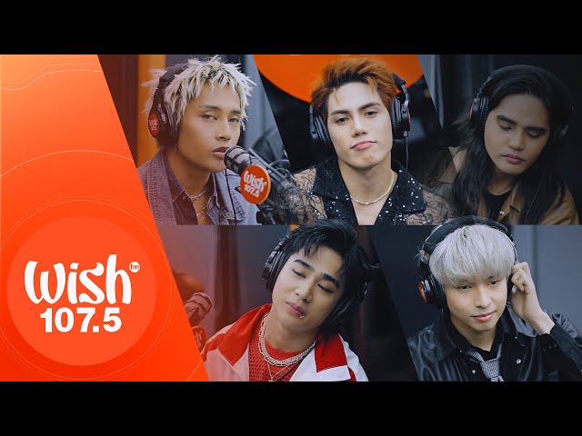 SB19 performs Gento LIVE on Wish 107.5 Bus class=