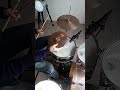 SPLASH CYMBAL on snare drum