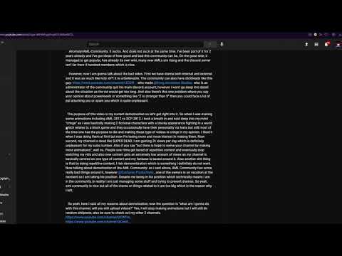I didn't make video so I made a community post instead explaining my situation and future of channel