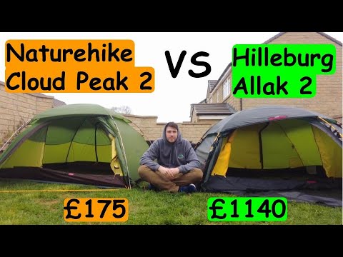 Naturehike Cloud Peak 2 VS Hilleberg Allak 2 Review, Is it better? Why the £1000 price gap?