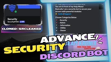 How to Make a Discord Anti-Nuke Bot Like Security | Src Leaked 2024 | dreykov
