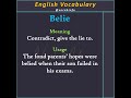 #english #vocabularybuilder #vocabulary #englishvocabulary #learnenglish #info #vocab #contradiction