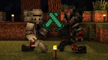 Minecraft NPC Battle Templars VS demons