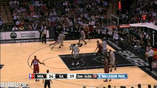 Chris Bosh and Ray Allen vs Spurs Full Highlights (2013.03.31) Bosh GameWinning Three!