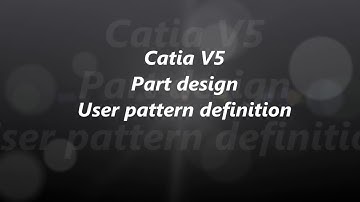 Catia V5. User pattern