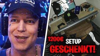 ZUSCHAUER 1200€ Gaming Setup GESCHENKT😱Weihnachtsgeschenke der Community🎄 screenshot 3