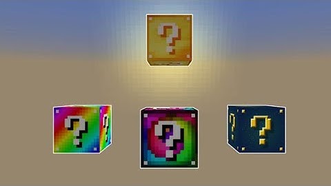 minecraft pocket edition Lucky block combinations addon