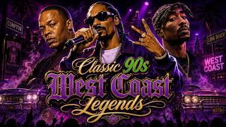 Classic 90s West Coast G-Funk Mix 🟣 Neon Stage Vibes | Snoop Dogg Tupac dr. Dre Style Rap Beat