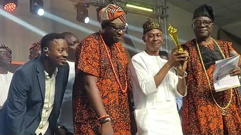 Rasheed Ayinde Merenge Award as Best Ibadan base Fuji Artist that rain for 35years non stop 