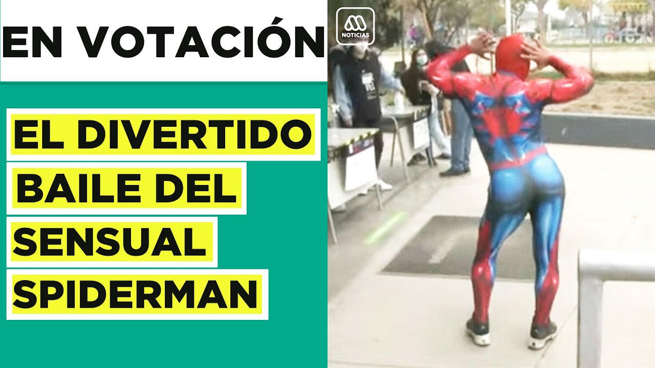 Sensual Spiderman baila junto a Simón