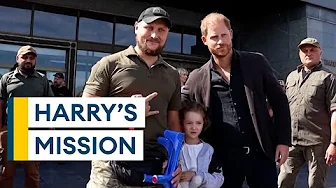 Prince Harry backs Invictus spirit on visit to Ukraine