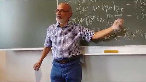 String Theory Lecture - 8 Part - 6/9 by Daya Shankar Kulshreshtha at the Univ. of Oldenburg