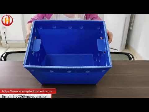 Stackable Corrugated Plastic Totes