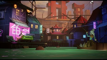 Unreal Engine 5 Environment - ArtStation Neo Tokyo: Exponential Reality Challenge