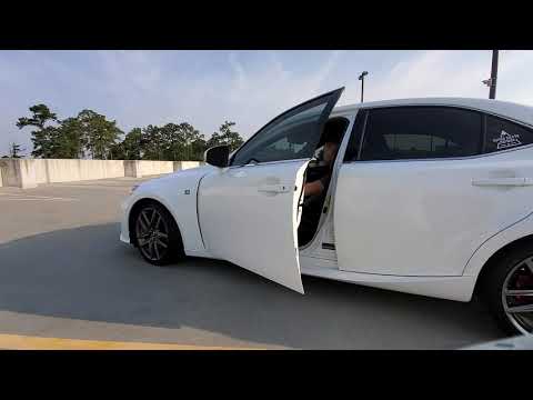 2014 Lexus is250 f-sport RR-Racing supercharger  quick short video in a parking deck for yall!