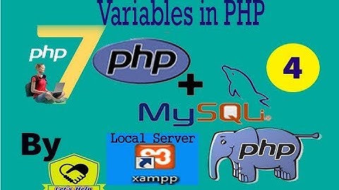 PHP-MySQLi Series Part 4 || variables in php
