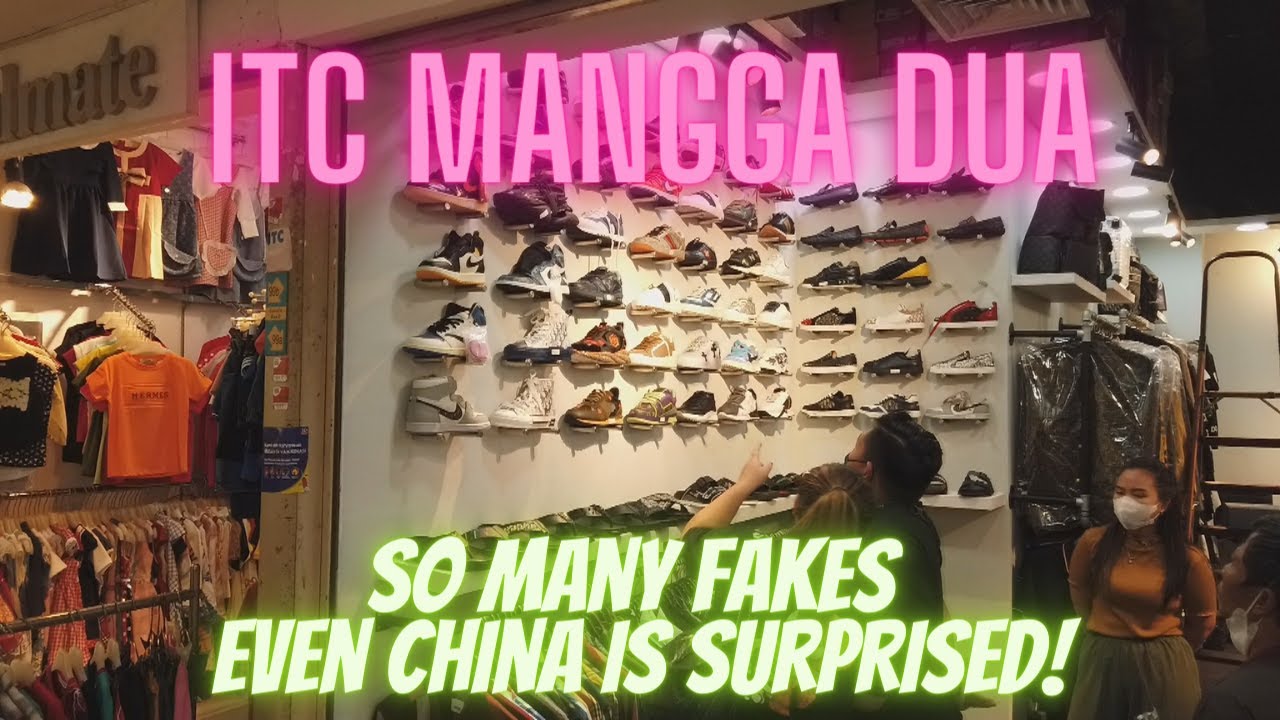 🇮🇩 ITC Mangga Dua A mall with counterfeit goods in Jakarta YouTube
